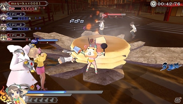 PS Vita「閃乱カグラ SHINOVI VERSUS -少女達の証明-」熱く激しい戦いが楽しめるネットワーク対戦を紹介！焔役・喜多村英梨さんのボイスも公開の画像9