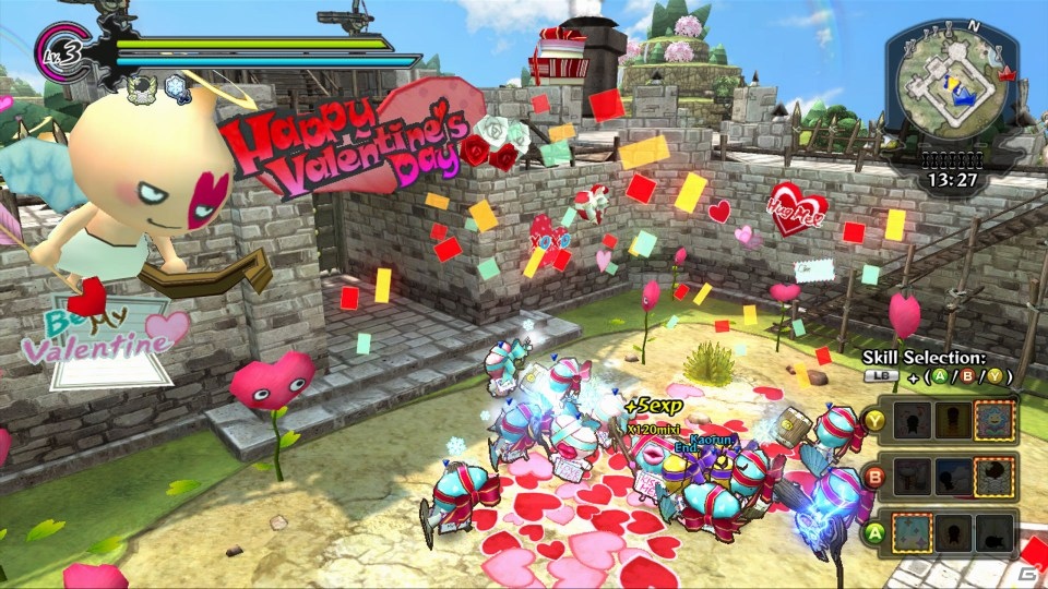 Xbox 360「Happy Wars」お城がバレンタインバージョンに様変わりするバレンタインデコレーションが開催の画像2