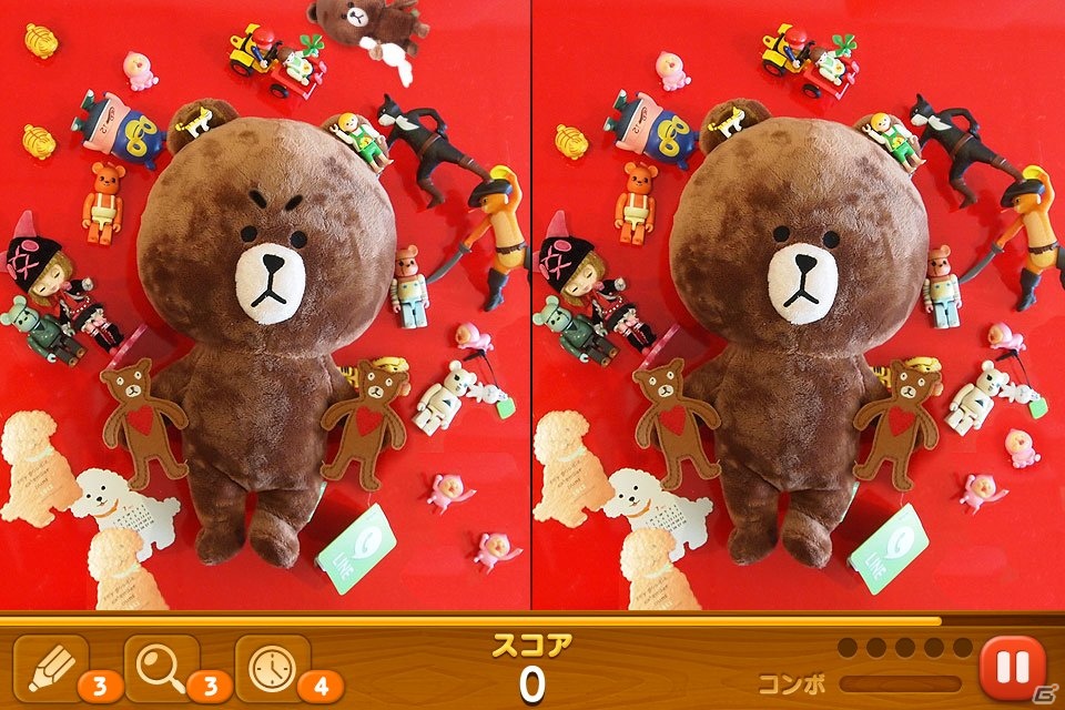 LINEの人気キャラクターがまちがい探しに！iOS/Android「LINE まちがい探し」がLINE GAMEにて配信開始の画像5