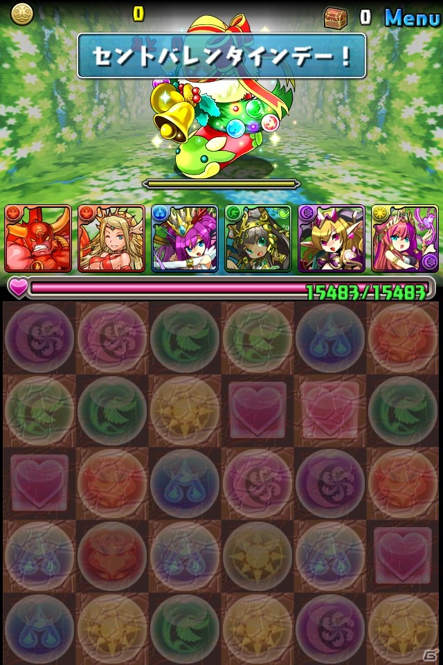 iOS/Android「パズル＆ドラゴンズ」累計ダウンロード数800万記念キャンペーン開催！「バレンタインダンジョン」や「超キングメタルドラゴン」が出現の画像1