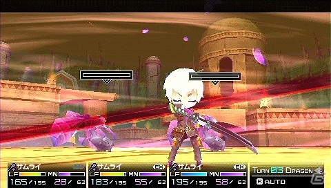 PSP「セブンスドラゴン2020-II」クラス「サムライ」のプレイ動画が公開！桑島法子さん、水樹奈々さん、福山潤さんのサイン色紙が当たるTwitterキャンペーンも実施の画像5
