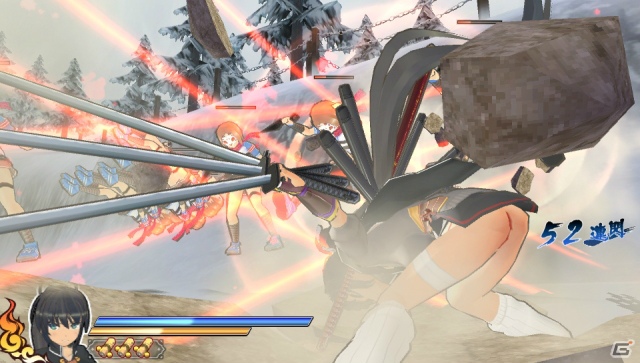 PS Vita「閃乱カグラ SHINOVI VERSUS -少女達の証明-」20人それぞれの攻撃スタイルで楽しめるアクションを紹介！公式サイトではプレイ動画も公開中の画像2
