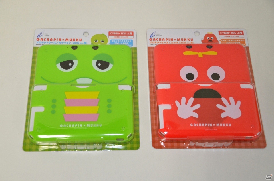 ガチャピン＆ムック好きは要チェックですぞ！3DS LL用のプロテクトケース＆セミハードケースをセットで各2名様にプレゼント！の画像2