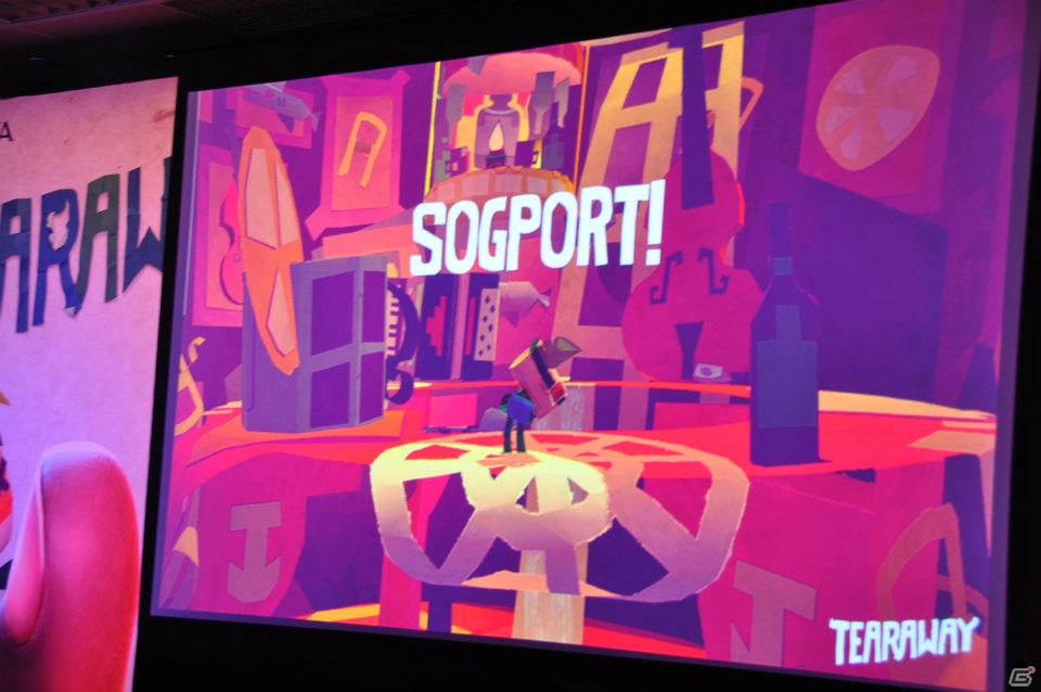 【台北国際ゲームショウ 2013】PS Vita「Tearaway」紙で表現された世界をメッセンジャー「iota＆atoi」が自由に冒険！謎を解く鍵はVitaの全機能！？の画像14