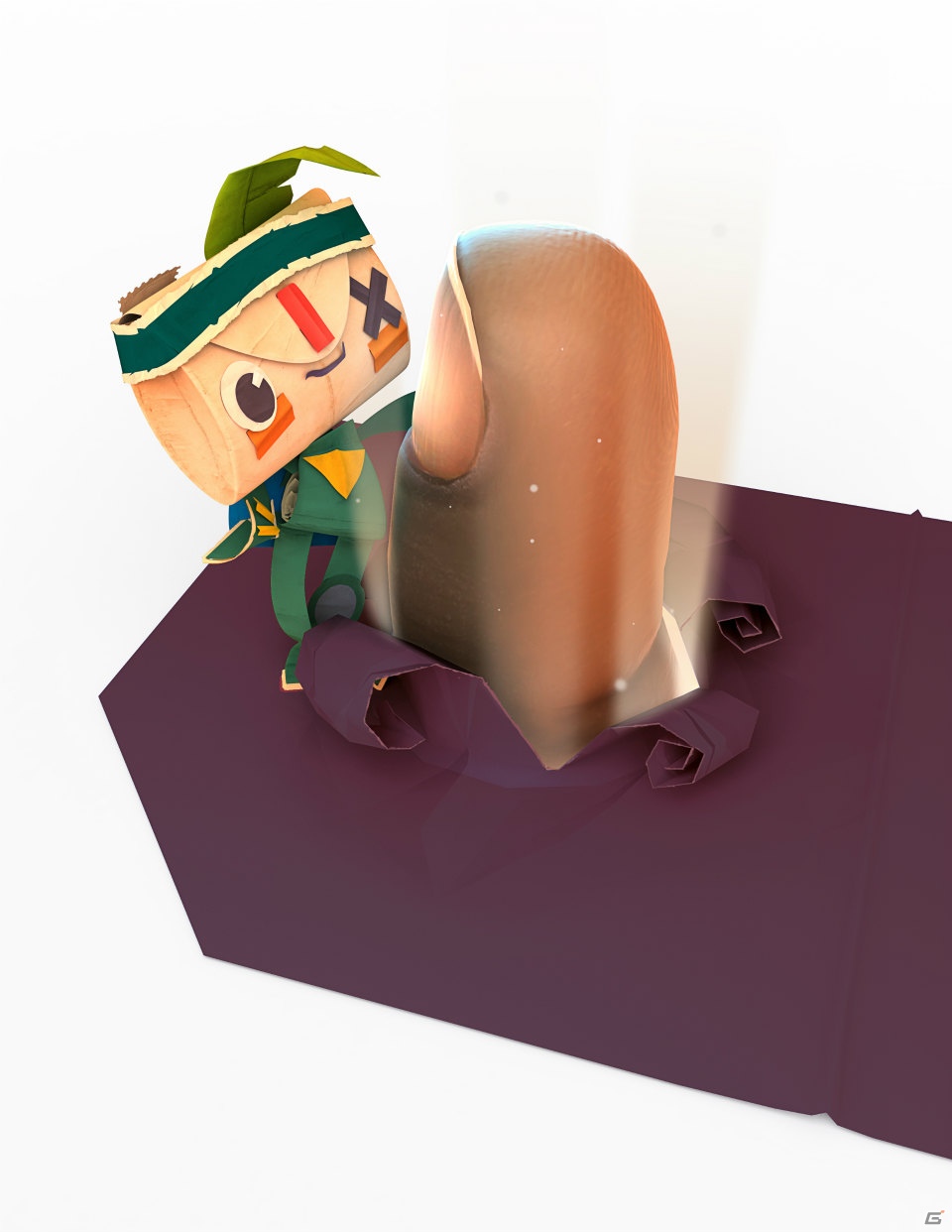 【台北国際ゲームショウ 2013】PS Vita「Tearaway」紙で表現された世界をメッセンジャー「iota＆atoi」が自由に冒険！謎を解く鍵はVitaの全機能！？の画像36