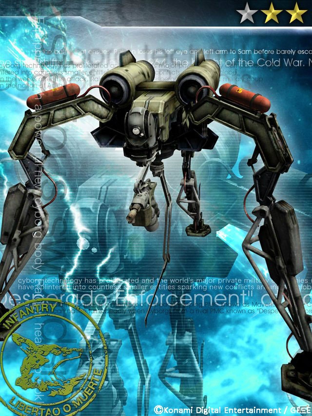 GREE「メタルギア ソリッド ソーシャル・オプス」レアレイド「コクーン改」が襲来＆「MGR」の兵器カードも登場の画像3