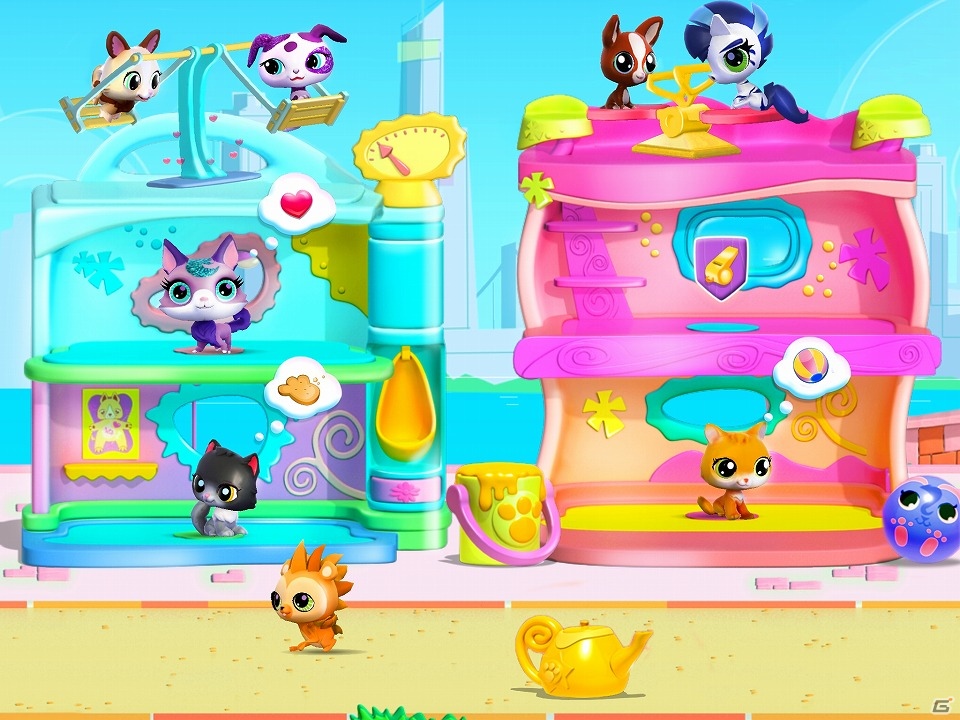iOS/Android「Littlest Pet Shop」米国ハズブロ社の玩具と連動する新機能を実装の画像5