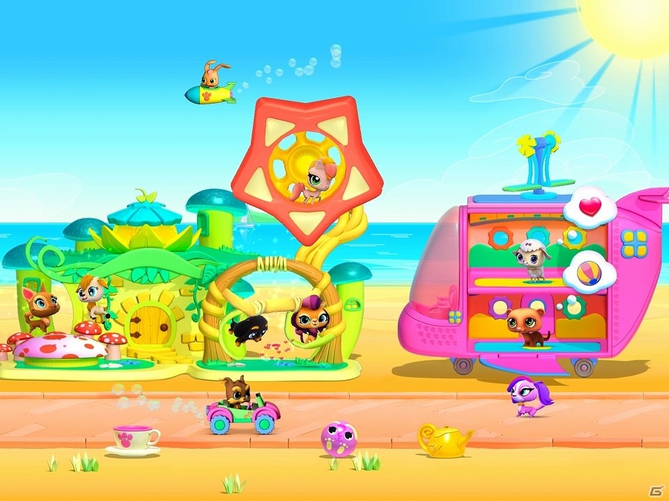 iOS/Android「Littlest Pet Shop」米国ハズブロ社の玩具と連動する新機能を実装の画像6