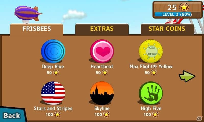 縦横無尽にフリスビーを飛ばそう！Android「Frisbee」配信スタートの画像2