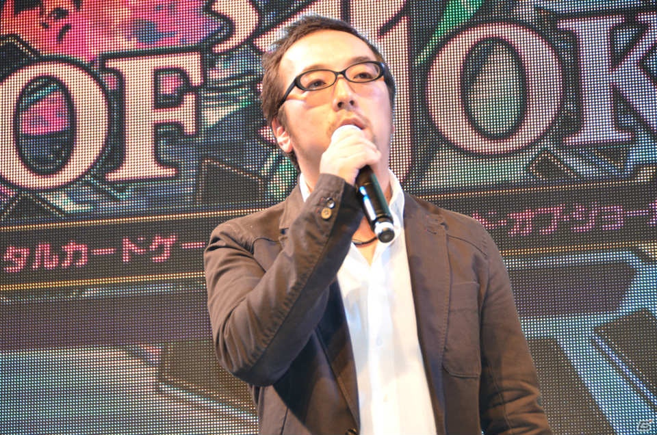 【JAEPO 2013】西山氏が賭けたデジタルTCGの形とは―AC「コード・オブ・ジョーカー」の掲げるビジョンが垣間見えたプレゼンテーションの模様を紹介の画像4