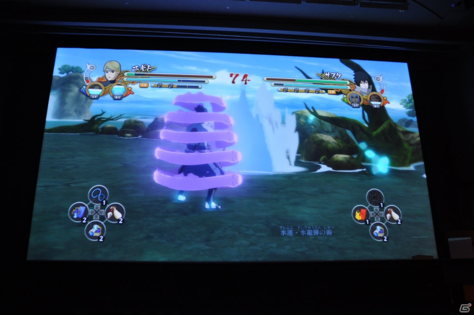会場が涙した「九尾事件」ゲーム内映像上映＆松山洋氏からの挑戦状企画実施！PS3/Xbox 360「NARUTO－ナルト－ 疾風伝 ナルティメットストーム3」イベント午前の部レポの画像27