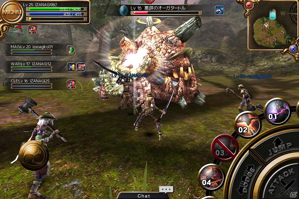 第五大陸最高の忍術使いを目指すiOS用MMORPG「イザナギオンライン」αテストを開始の画像14