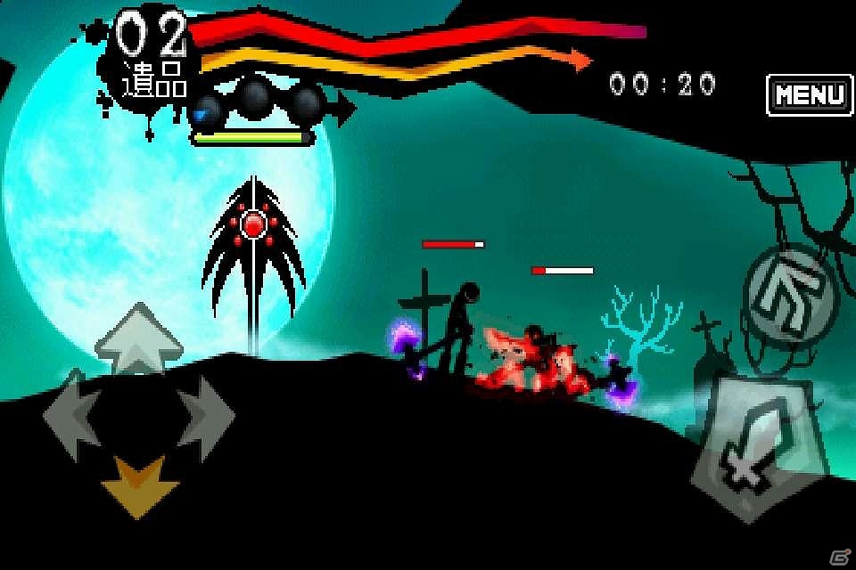 iOS「スーパー棒マン -DARKBLADE-」の遊び方を紹介するTIPS前編を公開の画像1