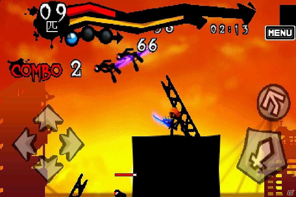iOS「スーパー棒マン -DARKBLADE-」の遊び方を紹介するTIPS前編を公開の画像9