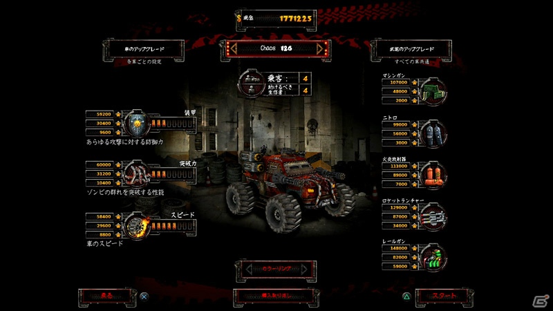 ゾンビを蹴散らすアクションゲーム「ゾンビドライバーHD」のPS3版がPlayStation Storeにて配信開始―追加コンテンツも同日より配信の画像13