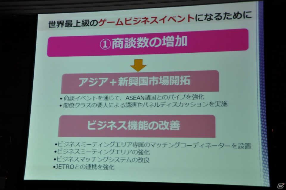 来場者の満足度向上や混雑の緩和のため、9ホール＆イベントホールも利用し規模を拡大、アジア圏にもPRを―「東京ゲームショウ 2013」開催発表会レポートの画像27