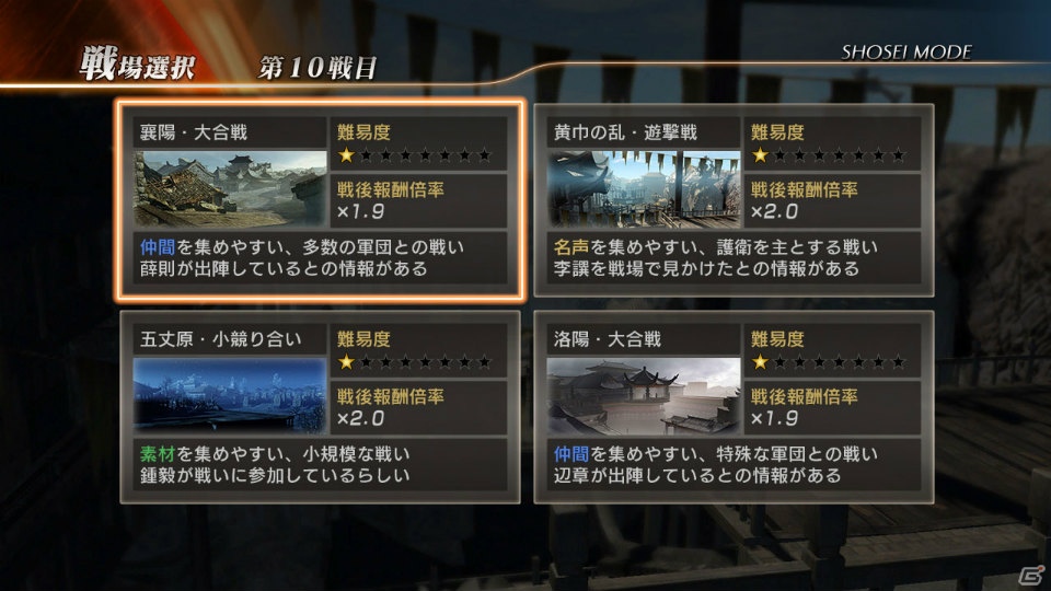 PS3「真・三國無双7」700名を超える仲間を集めて、基地を発展させていくやりこみ要素「将星モード」を紹介の画像34
