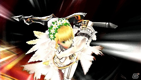PSP「フェイト／エクストラ CCC」キャラクター別ショートムービー第10弾「セイバー」公開の画像1