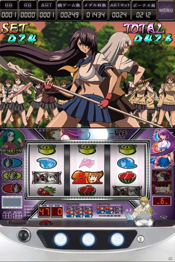 爆乳闘士たちのバトルがパチスロで甦る！Android「一騎当千 Valiant Venus」配信開始の画像4