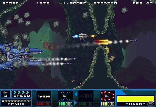 PC用横スクロール地形シューティング「SATAZIUS」がPLAYISMにて配信開始の画像1
