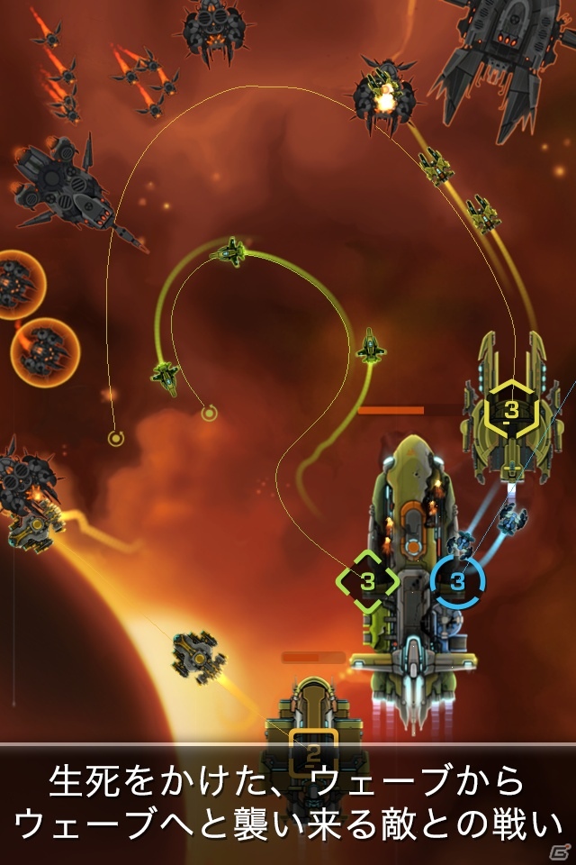 オール女性船員！宇宙系アクション戦略ゲームiOS/Android「ストライクフリート」が配信開始の画像3