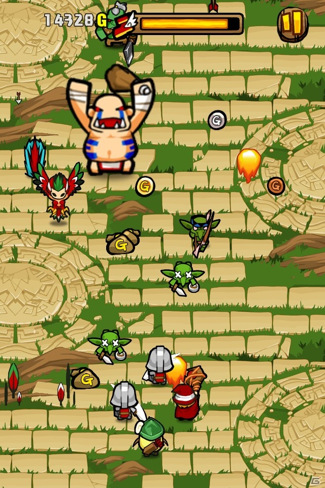 画面をかたむけ駆け抜けろ！iOS向けシューティングRPG「タップDASH!」の配信が開始の画像2