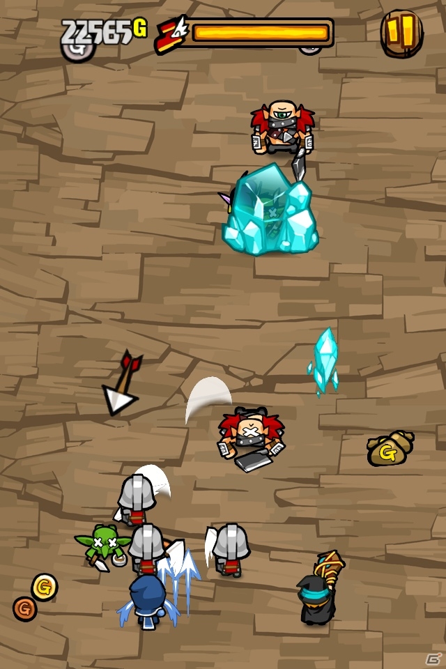 画面をかたむけ駆け抜けろ！iOS向けシューティングRPG「タップDASH!」の配信が開始の画像4