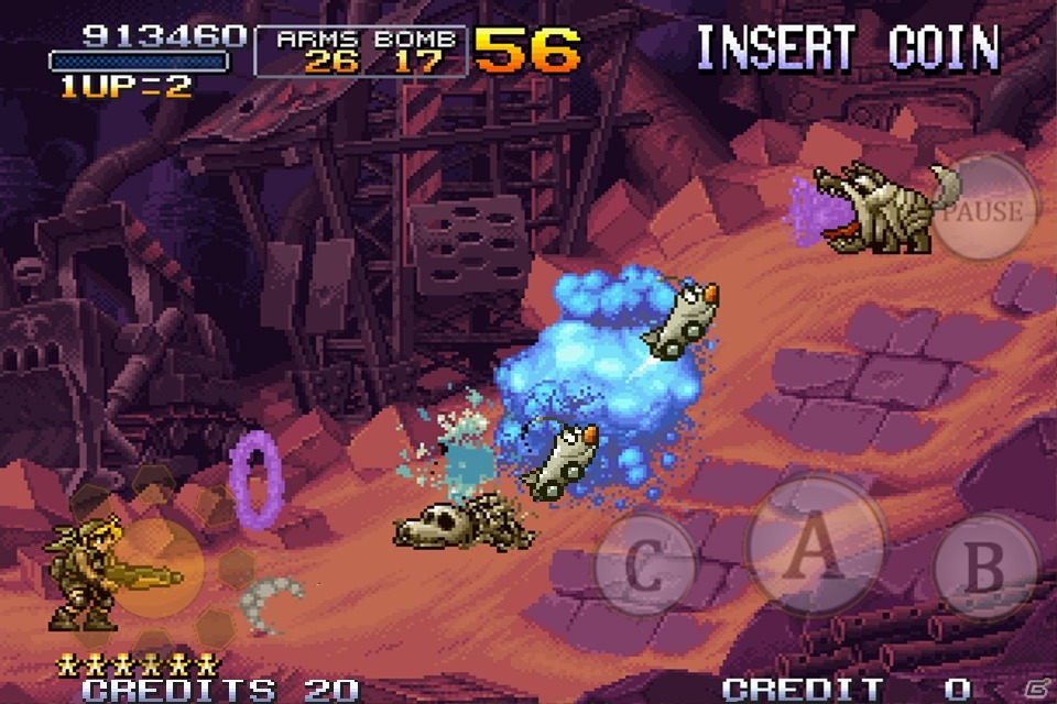 「メタルスラッグ2」をフルチューンナップ！やり込み要素満載のiPhone/Android「メタルスラッグX」が配信開始の画像4
