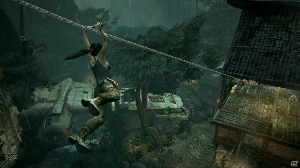 PS3/Xbox 360/PC「TOMB RAIDER」若きララが勇敢な女性に成長していく物語―彼女の感情とシンクロするプレイ感が魅力！開発者プレゼン＆プレイレポートの画像44