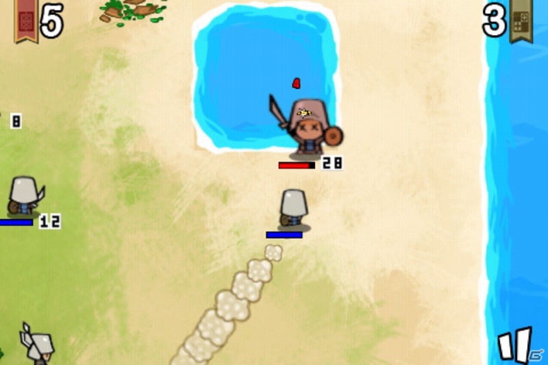 部隊を編成し狙ってはじいてハジきとばせ！オンライン対戦も可能なiOS「ぷるDASH!」のプレイレポートをお届けの画像12