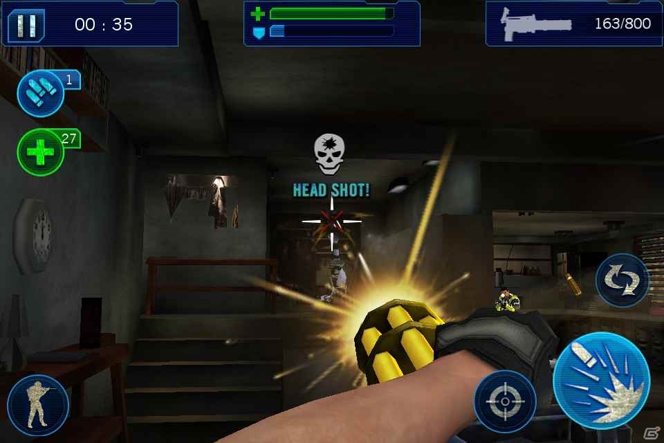 スリル満点のシューティングアクション「近未来FPS-トータルリコール」iOS向けに配信開始！の画像7