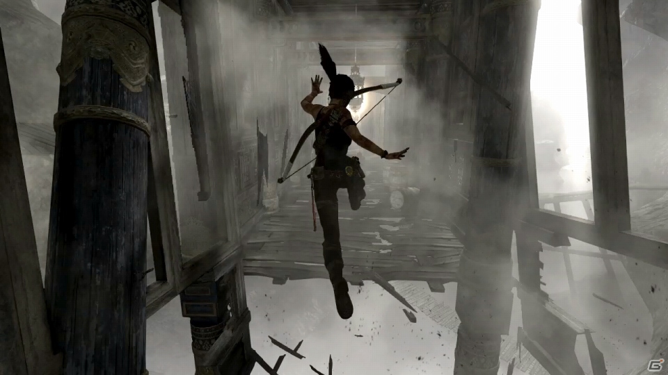 PS3/Xbox 360/PC「TOMB RAIDER」日本語吹き替え版では初となるプレイ動画「寺院からの脱出」が公開の画像1