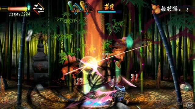 PS Vita「朧村正」ド派手な奥義が見られるプレイ動画公開―おいしそうな寿司も要チェック！？の画像1