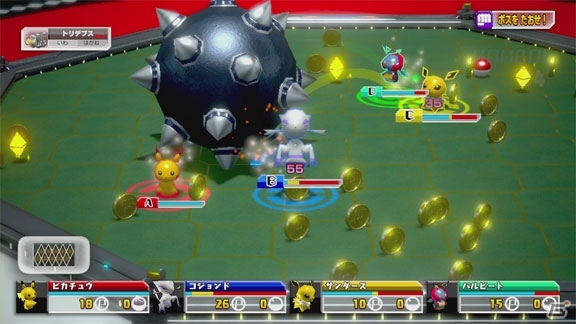 NFCフィギュアをゲームパッドにかざせばゲームの世界と連動！Wii Uダウンロード専用ソフト「ポケモンスクランブル U」の発売日が4月24日に決定の画像18