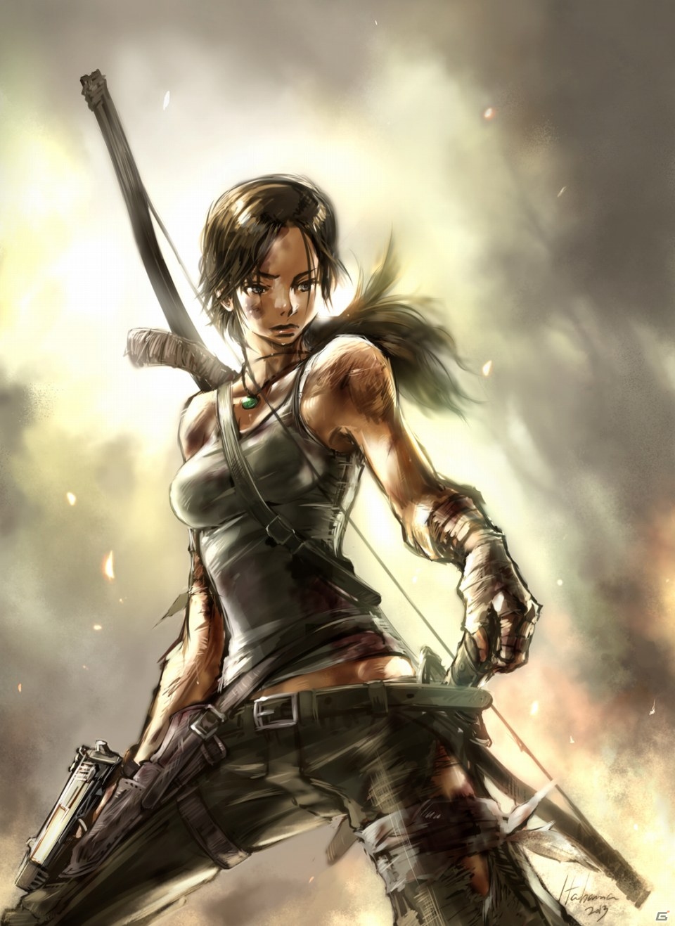 PS3/Xbox 360/PC「TOMB RAIDER」最優秀賞の投稿者には賞金10万円やPS3本体を贈呈！pixivにてファンアートコンテストを開催の画像1