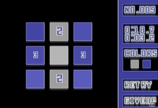 マインスイーパーを逆にした新しいパズルゲーム「カラフルマイン」がPLAYISMにて配信開始の画像6