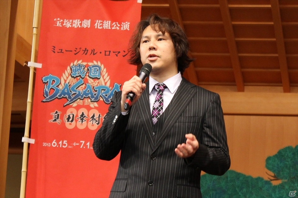 出演者による華麗なパフォーマンスも披露！舞台ならではの歌やロマンあふれた演出を目指す宝塚歌劇花組公演「戦国BASARA」制作発表会の画像12