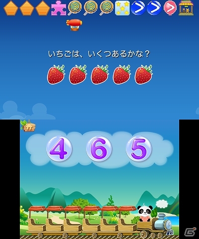 楽しみながら算数の基本知識が学べる3DS「ローラのさんすうでんしゃ」配信開始の画像12