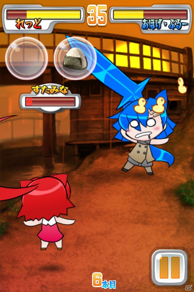 エムツーオリジナルゲーム第一弾となるiOS「アホ毛ちゃんばら」が配信開始―サウンドトラックも「name your price」方式で配信予定の画像4