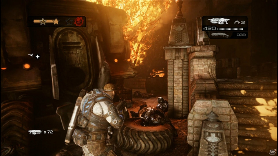 Xbox 360「Gears of War： Judgment」ベアード率いるキロ部隊の証言を追体験！ストーリー序盤＆マルチプレイヤーモードのプレイインプレッションだぜ！の画像36