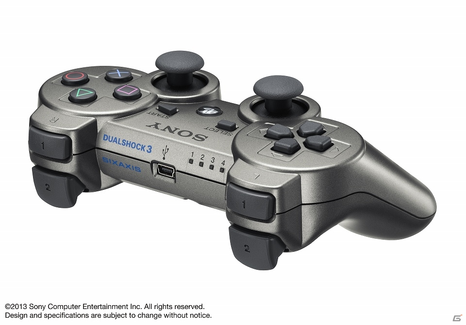 PS3専用ワイヤレスコントローラの新色「メタリック・グレー」が6月20日より数量限定で発売の画像1