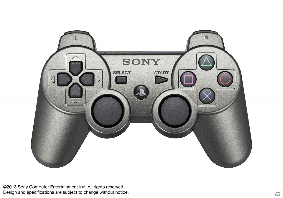 PS3専用ワイヤレスコントローラの新色「メタリック・グレー」が6月20日より数量限定で発売の画像2