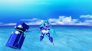 PS3「ビビッドレッド・オペレーション -Hyper Intimate Power-」あおいとの友情パワーで合体する「ビビッドブルー」の戦闘シーンを紹介の画像3