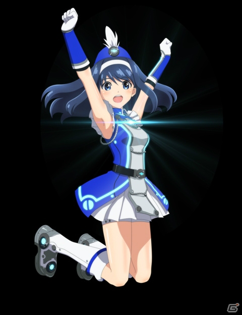 PS3「ビビッドレッド・オペレーション -Hyper Intimate Power-」あおいとの友情パワーで合体する「ビビッドブルー」の戦闘シーンを紹介の画像1