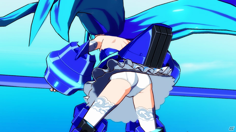 PS3「ビビッドレッド・オペレーション -Hyper Intimate Power-」あおいとの友情パワーで合体する「ビビッドブルー」の戦闘シーンを紹介の画像13