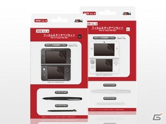 デイテル・ジャパン、3DSLL用アクセサリー「フィルム＆タッチペンセット」を4月10日に発売の画像1