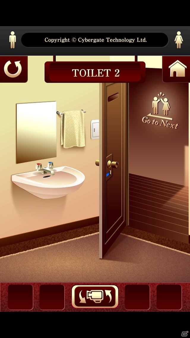 トイレがテーマのステージ制脱出ゲーム！iOS「脱出ゲーム“100 Toilets”」配信開始の画像5