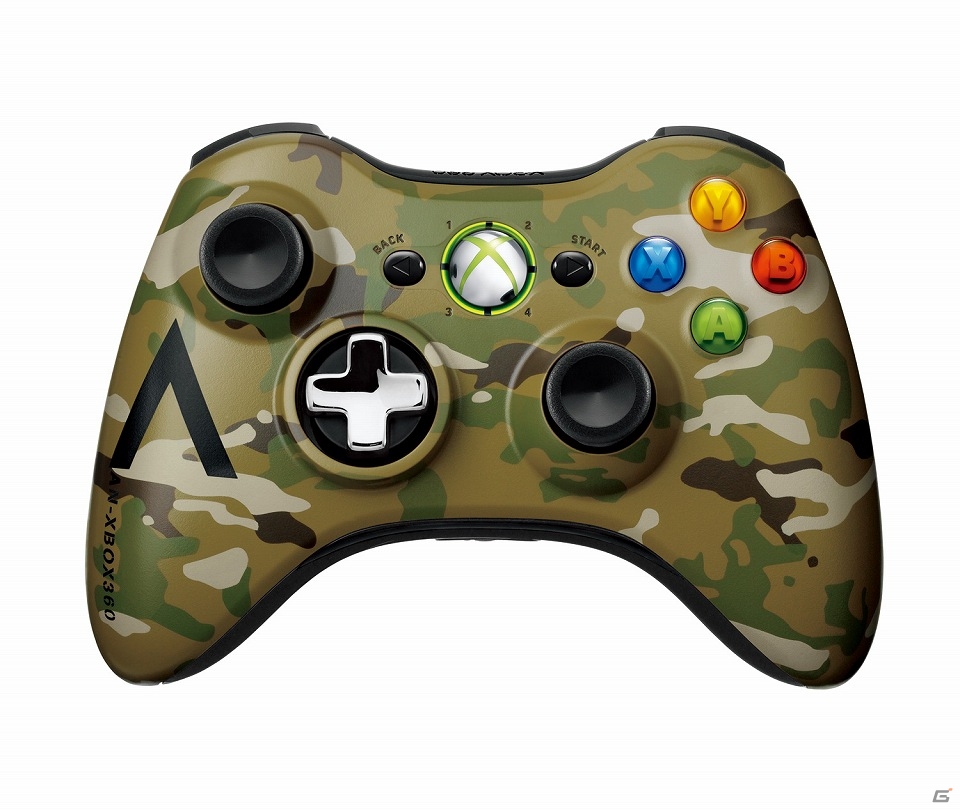 迷彩柄のカスタムデザインが施された「Xbox 360 ワイヤレス コントローラー SE (カモフラージュ)」数量限定で6月6日に発売の画像1