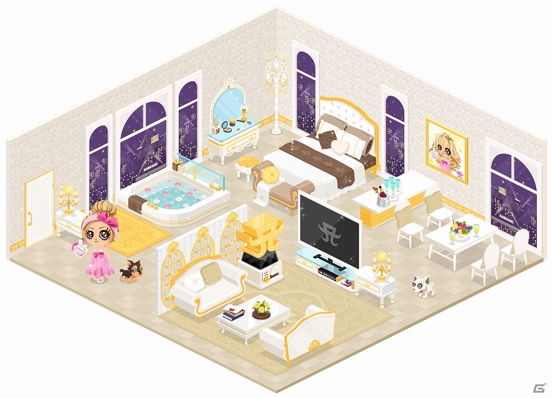 iOS/Android「LINE PLAY」有名人とコラボしたカスタムルーム・限定アイテムの提供を開始！第一弾は浜崎あゆみさん＆2NE1のBOMさんが参加の画像2