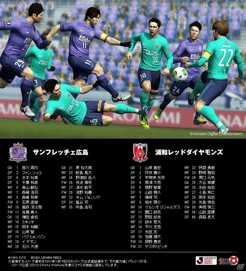 PS3「ワールドサッカー ウイニングイレブン 2013」Jリーグパックの2013年シーズン版データ配信決定の画像4
